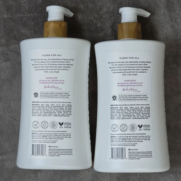 Raw Sugar Simply Body Wash Pineapple + Maqui Berry + Coconut (40 oz) 2 Pack - Picture 3 of 3